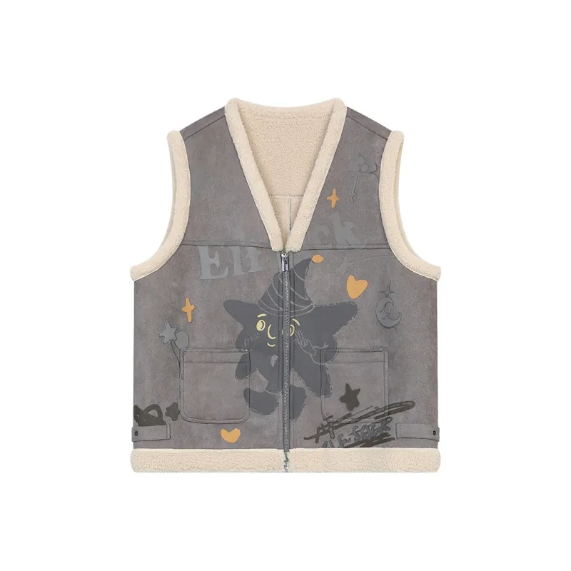 ELF SACK Vest Women's Amusement Park Gray-0