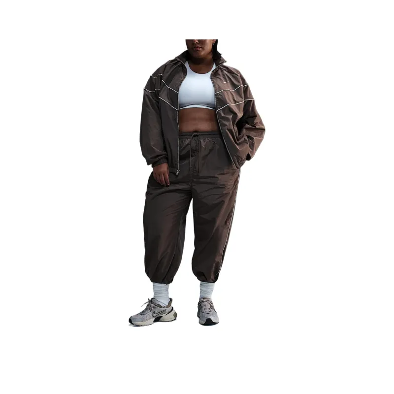 Nike Windrunner Casual Pants Women's Iron Stone/White-0