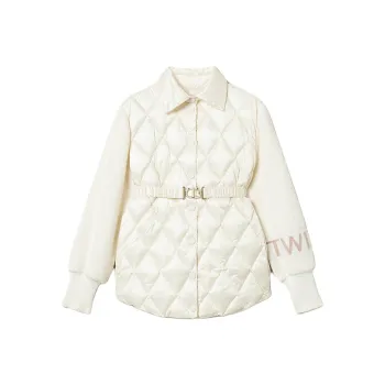 Twinset Panelled Quilted Jacket