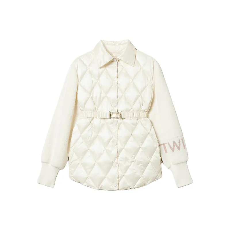 Twinset Panelled Quilted Jacket-0