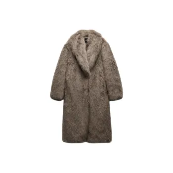 ZARA Coats Women's Mall Gray