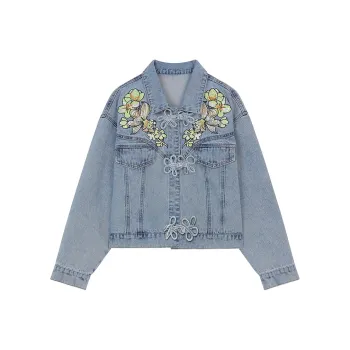 ELF SACK Denim Jacket Women's Denim Blue