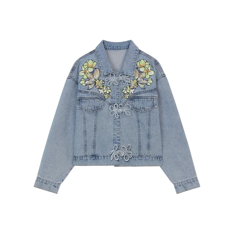 ELF SACK Denim Jacket Women's Denim Blue-0