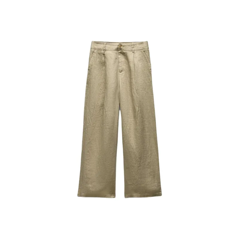 ZARA Casual Pants Women's Light Brown-0