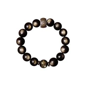 The Thousand Seals Family Obsidian Bracelets Unisex