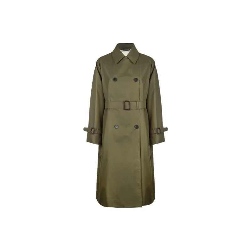 WEEKEND MaxMara Canasta Double Breasted Reversible Trench Coat-0