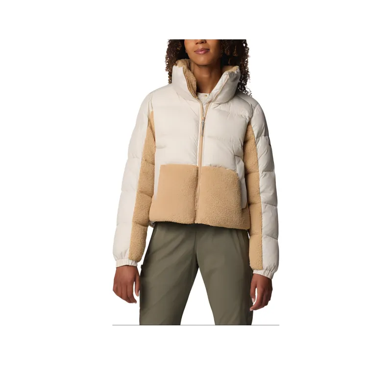 Columbia LEADBETTER POINT II SHERPA Puffer Jacket Women's Dark Stone Canoe-0