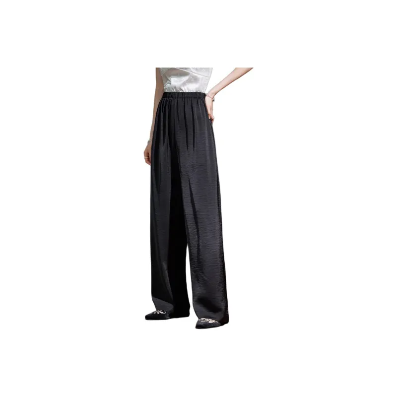 Hang Yi Court SS24 Casual Pants Women's Black-0