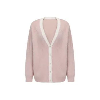 CHIWAWAMEME Velvet feel Coat Women's Pink