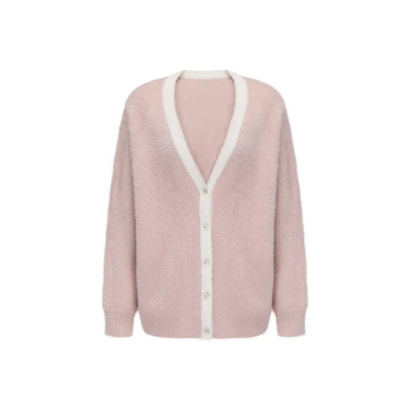 CHIWAWAMEME Velvet feel Coat Women's Pink-0
