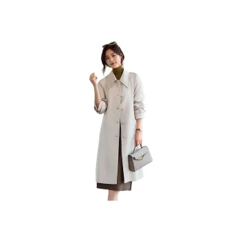 Yi Mengyuan Mid Length Trench Coat Women's