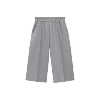 LOEWE SS25 Casual Pants Women's Light Gray