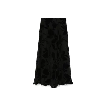 Zimmermann Burnout Wide Leg Trousers