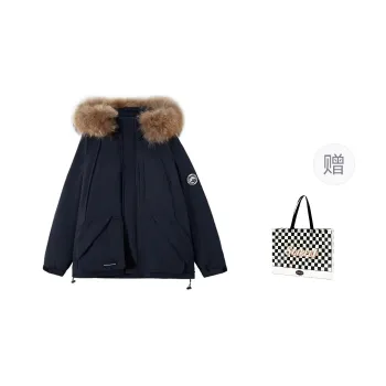 STARFEI Puffer Jacket Unisex Black Blue
