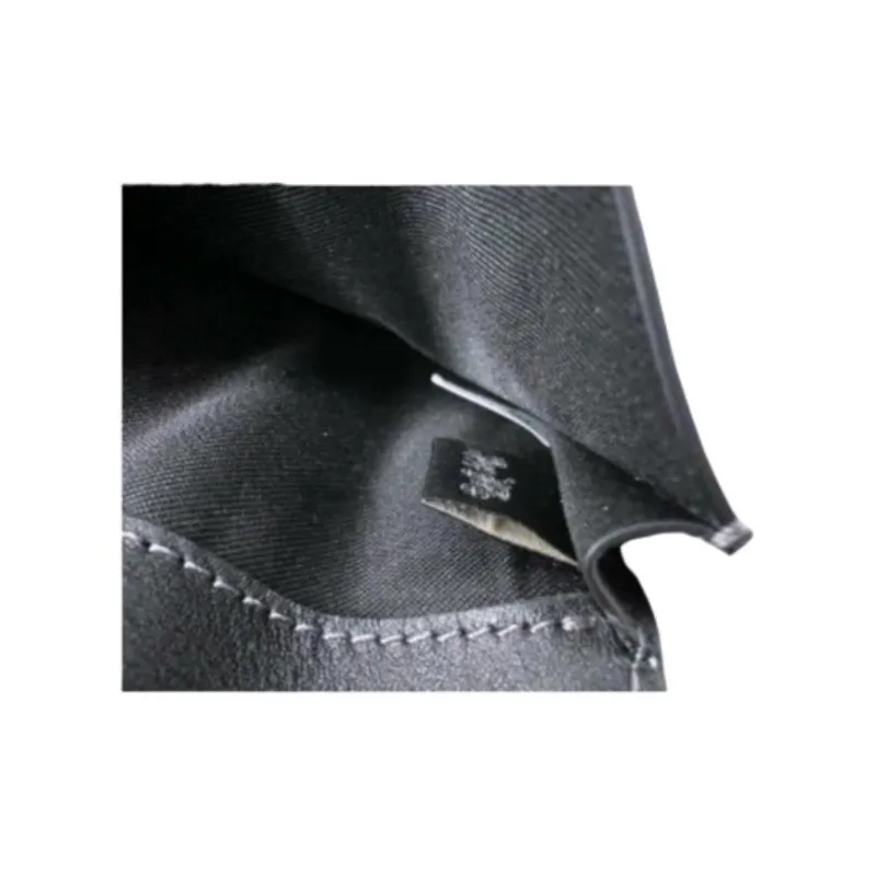 COACH Leather Card Holder Unisex Black-6