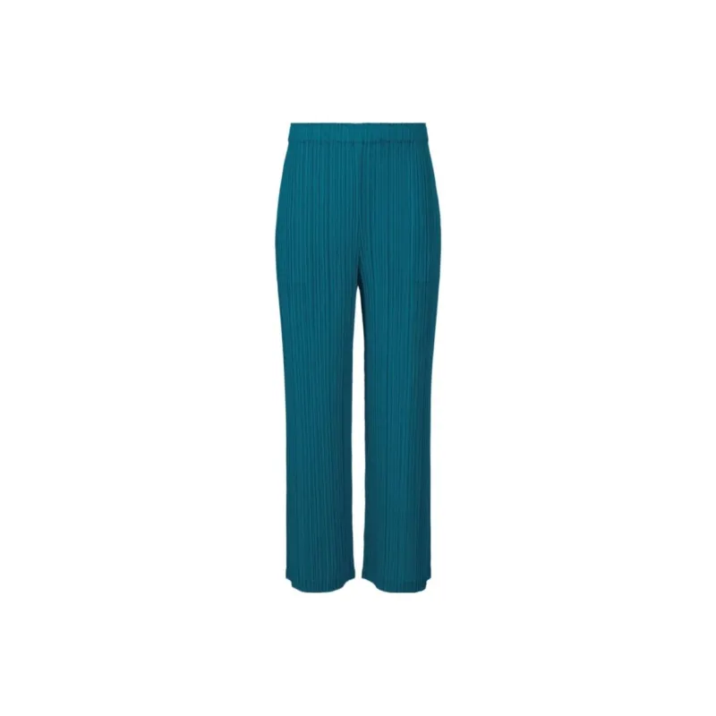 PLEATS PLEASE ISSEY MIYAKE Mc August Elasticated Waistband Pleated Trousers-0