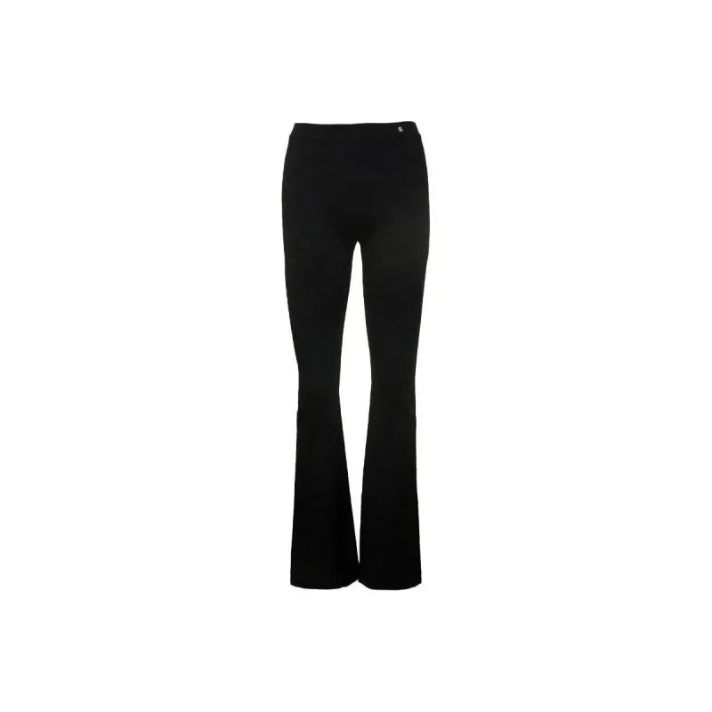 VERSACE Logo Plaque Knitted Trousers-0