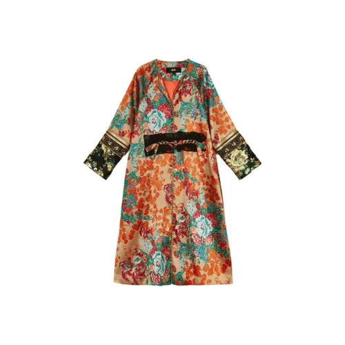 Contour Trench Coat Women's Multicolor