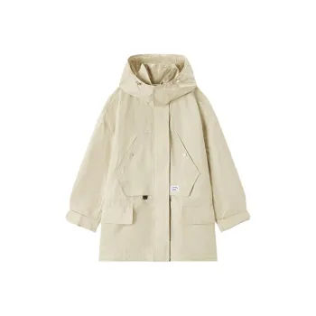 EICHITOO SS24 Trench Coat Women's Khaki Green