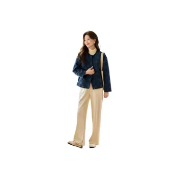 Mo Han Yi Mei Puffer Jacket Women's Dark Blue