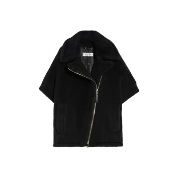 MaxMara Collared Short-Sleeve Coat
