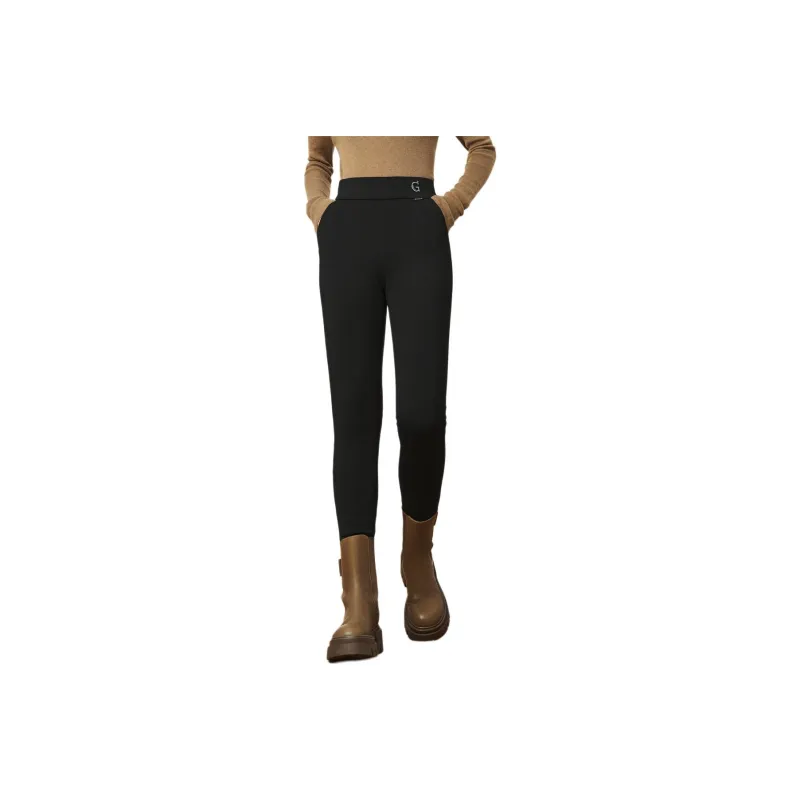 FENHONGMALI Casual Pants Women's Black-0