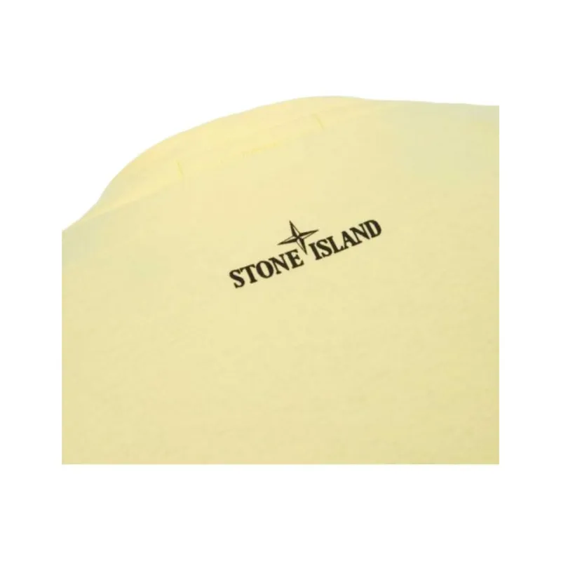 STONE ISLAND T Shirt Men's Light Yellow-3