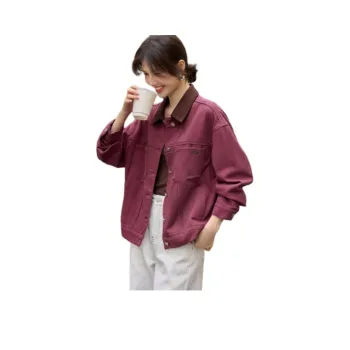 XWI Denim Jacket Women's Berry Pink