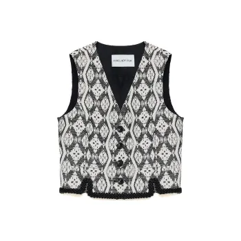 FIRELADY FUR Vest Women's Ethnic Multicolor