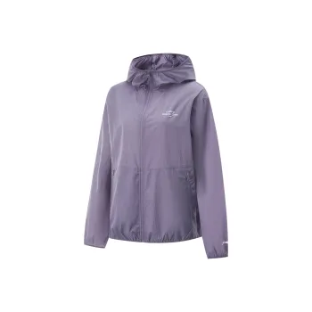 LiNing Smoothie Trench Coat Women's Crow Gray Purple
