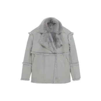 IRO NIGHT Vernon Off-Centre Reversible Jacket