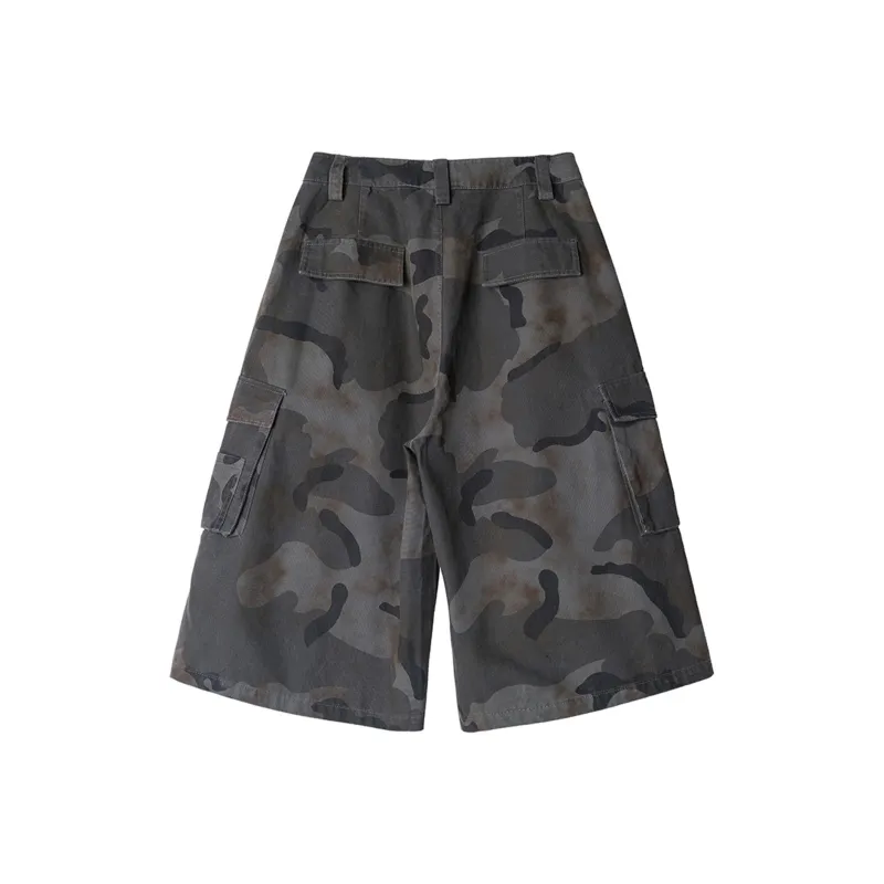 BRYAN JIMENEZ Denim Shorts Unisex-15