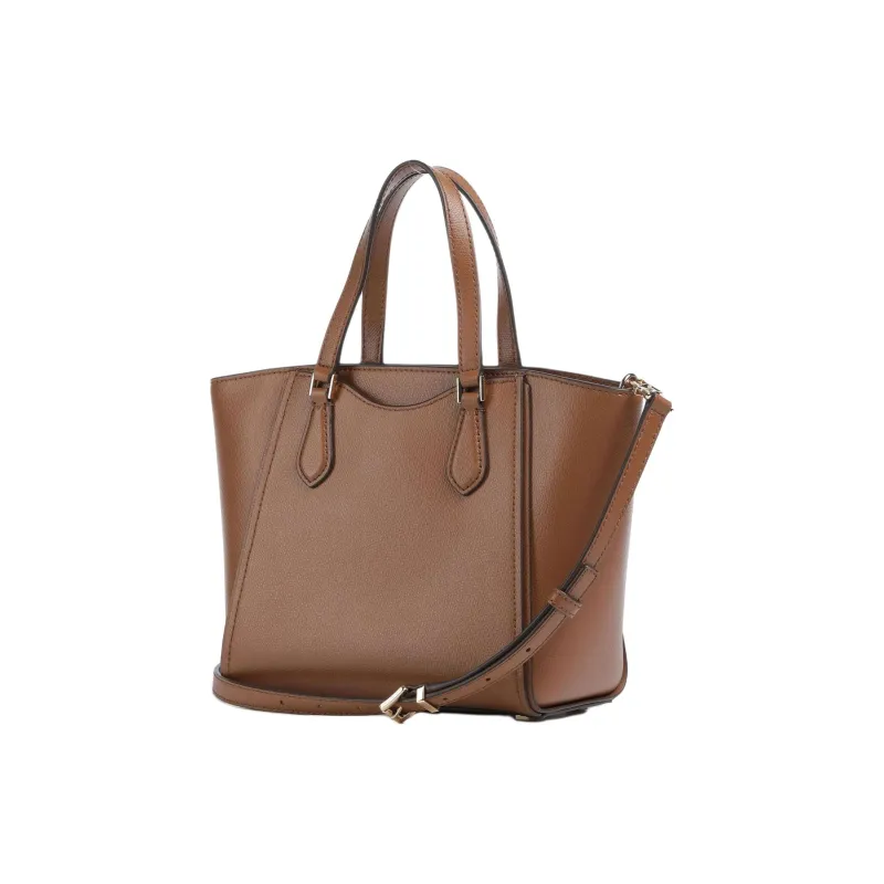 MICHAEL KORS TARYN Rough Cow Leather Handbag Women's Brown-1