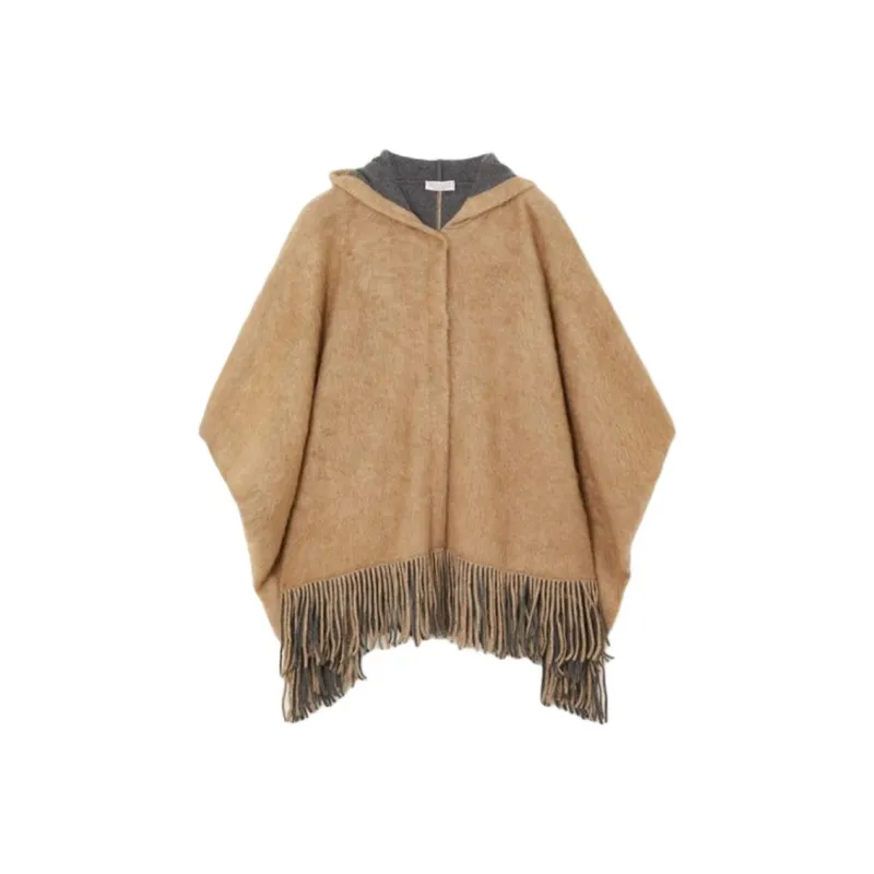 Brunello Cucinelli Cloaks Women's Camel-0