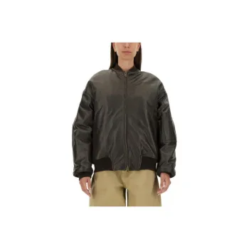 SALVATORE SANTORO Leather Bomber Jacket