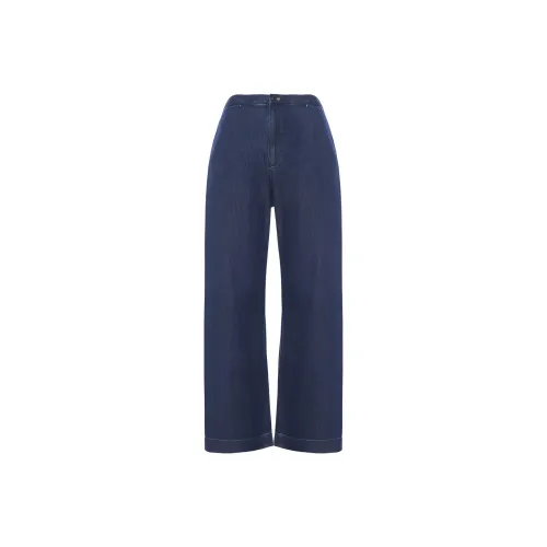 Ines De La Fressange X UNIQLO X Ines De La Fressange Casual Pants Women's Navy Blue