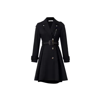 AUI Trench Coats Women's Black
