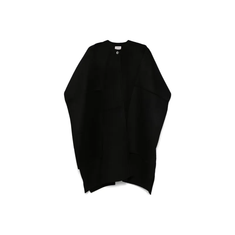 TOTEME Scarf Detailed Short Sleeved Cape-0
