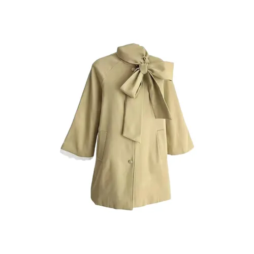 SECFLY OFFICIAL Trench Coat Women's Khaki