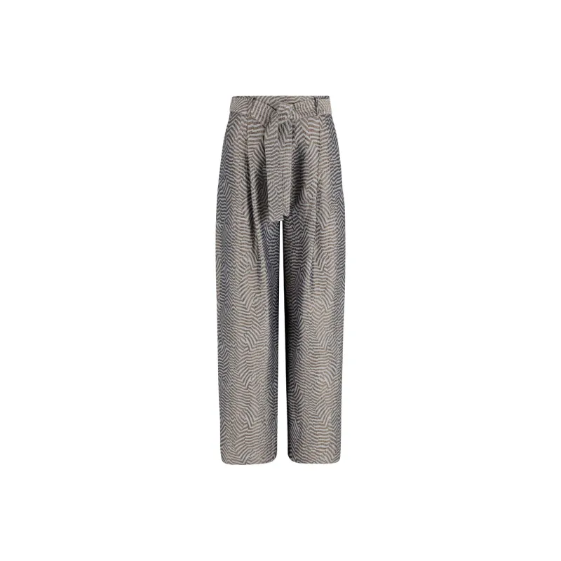 GIORGIO ARMANI Abstract Pattern Trousers-0