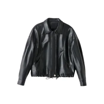 Yi Mengyuan Leather Jacket Women's