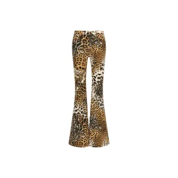 Roberto Cavalli Leopard print Flared Trousers