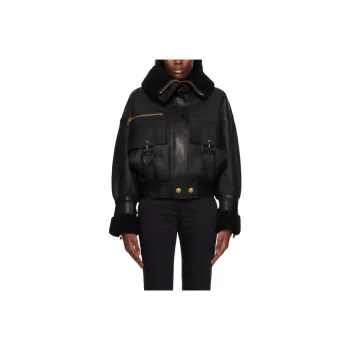 BALMAIN Zip Up Long Sleeved Jacket