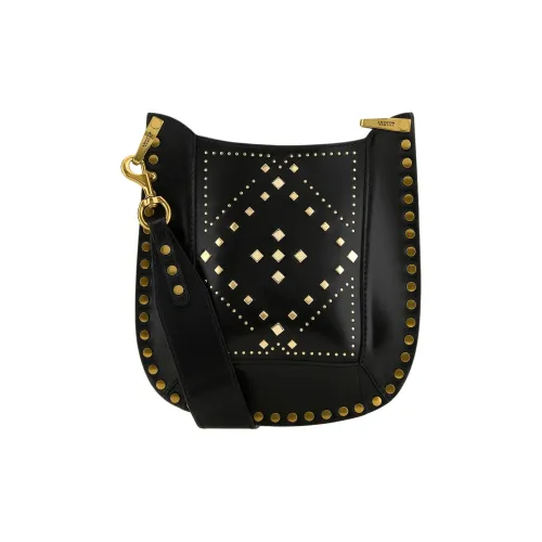 ISABEL MARANT ETOILE Leather Shoulder Bag Women's Black