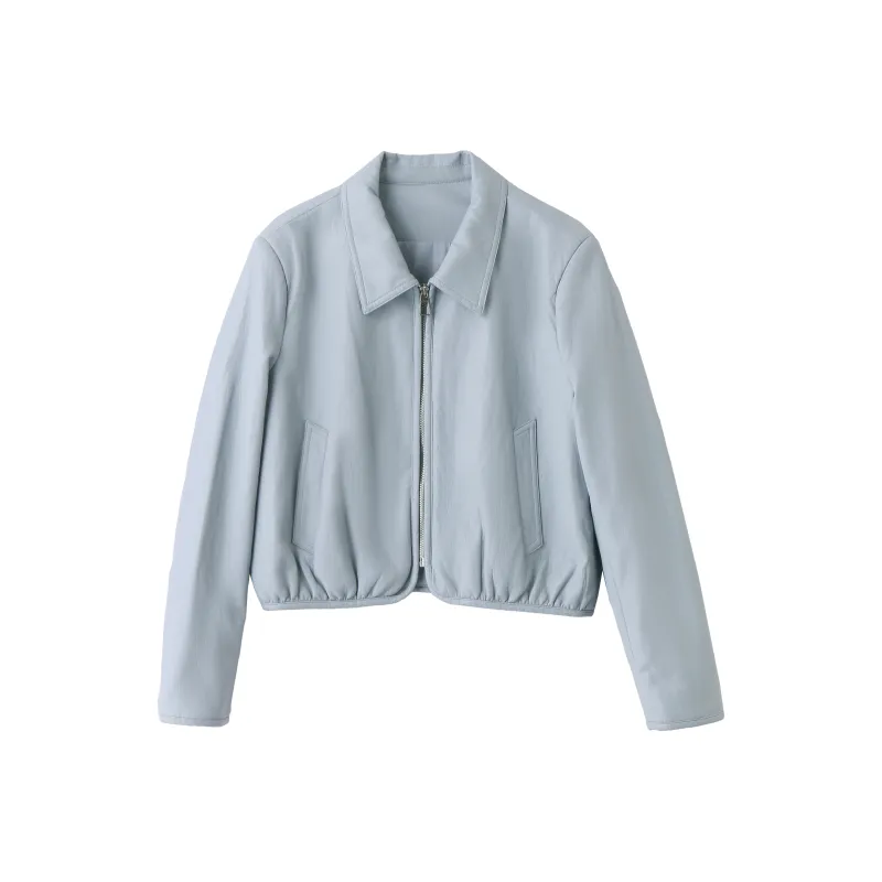 Yi Mengyuan Leather Jackets Coats Women's-0