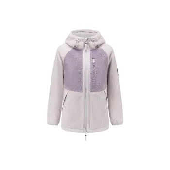DECATHLON SH500 Velvet feel Coat Women's Light Purple Gray