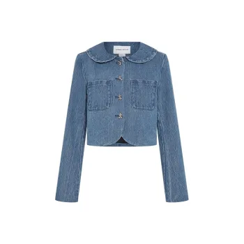 URBAN REVIVO Denim Jacket Women's Blue