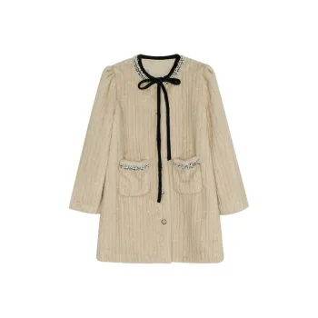 Summer Hooray Velvet feel Coat Women's Tribute Rice