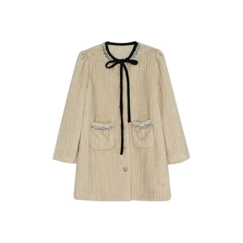 Summer Hooray Velvet feel Coat Women's Tribute Rice
