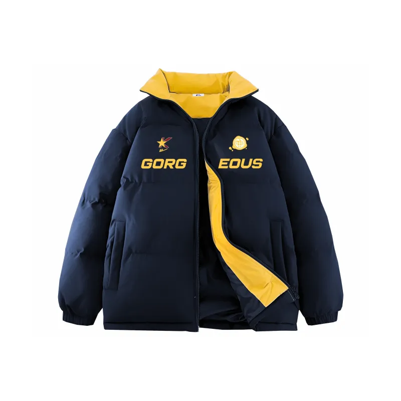 Warrior Ride The Wind And Waves Series Puffer Jacket Unisex-15